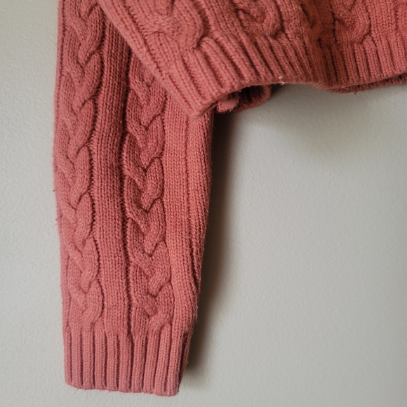 Twik Twisted Cropped Cable Knit Sweater Size XS - Picture 5 of 11